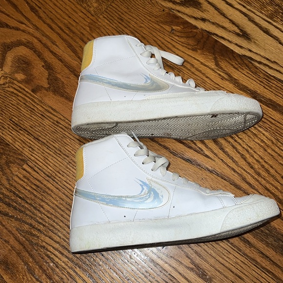 Nike Blazer Mid '77 GS 'Brushstroke - Royal Tint' size US Youth 6, Womens 7.5 - Picture 4 of 7